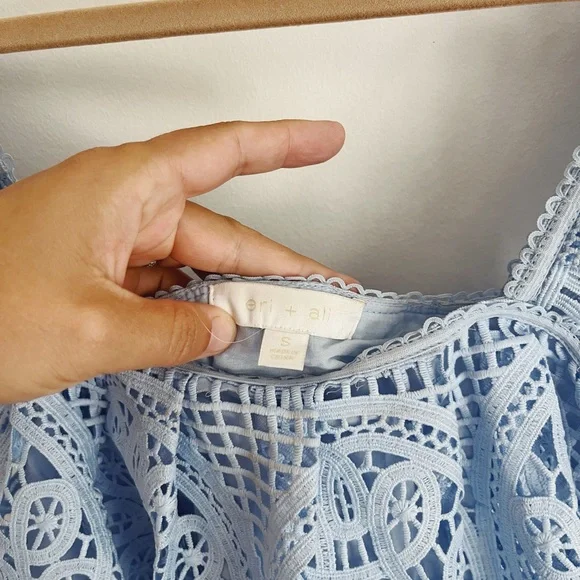 Anthropologie Eri + Ali Lace Cropped Top - Small - Picture 3 of 4